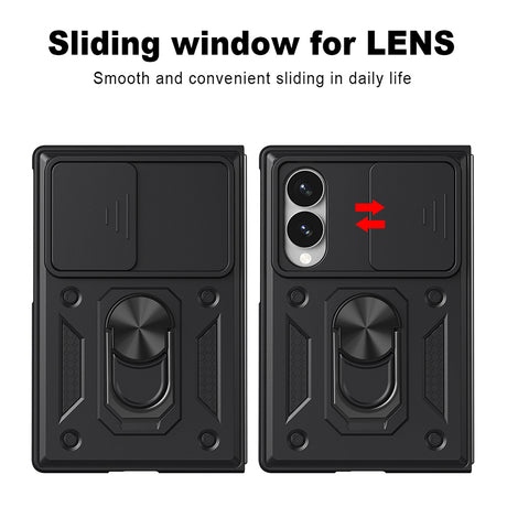 Husa de protectie Techsuit CamShield Series compatibil cu Samsung Galaxy Z Fold8, Albastru