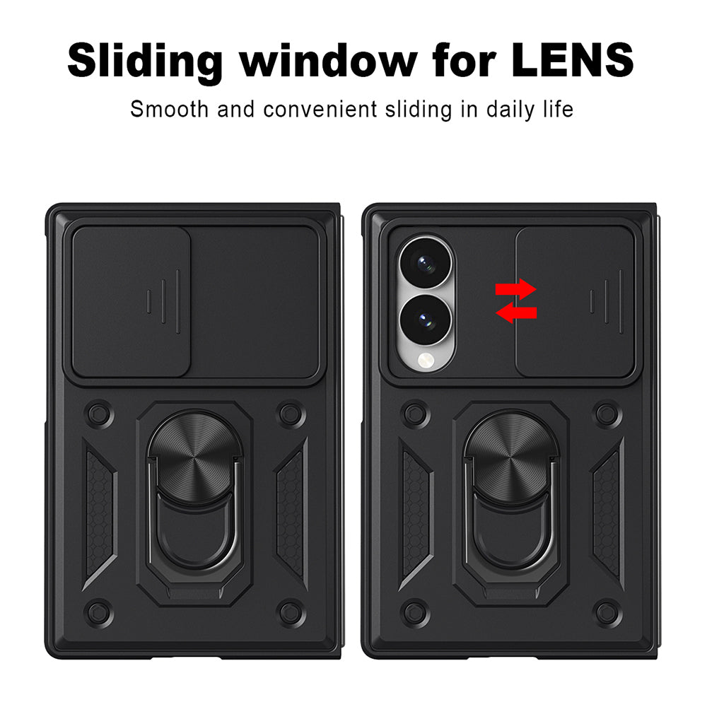 Husa de protectie Techsuit CamShield Series compatibil cu Samsung Galaxy Z Fold8, Roz