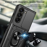 Husa de protectie Techsuit CamShield Series compatibil cu Samsung Galaxy Z Fold7 / Z Fold8 Ultra, Albastru