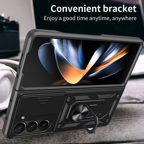 Husa de protectie Techsuit CamShield Series compatibil cu Samsung Galaxy Z Fold7 / Z Fold8 Ultra, Negru