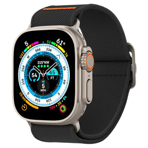 Accesoriu smartwatch Spigen Fit Lite Ultra (AMP05983) compatibil cu Apple Watch 1/2/3/4/5/6/7/8/9/10/SE/SE 2/Ultra/Ultra 2/Ultra 3 (42/44/45/46/49mm), Negru
