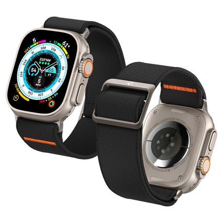 Accesoriu smartwatch Spigen Fit Lite Ultra (AMP05983) compatibil cu Apple Watch 1/2/3/4/5/6/7/8/9/10/SE/SE 2/Ultra/Ultra 2/Ultra 3 (42/44/45/46/49mm), Negru