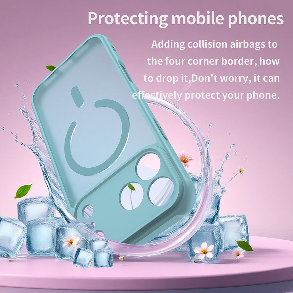 Husa de protectie Techsuit HaloFrost II MagSafe compatibil cu iPhone 18 Pro / iPhone 17 Pro, Verde
