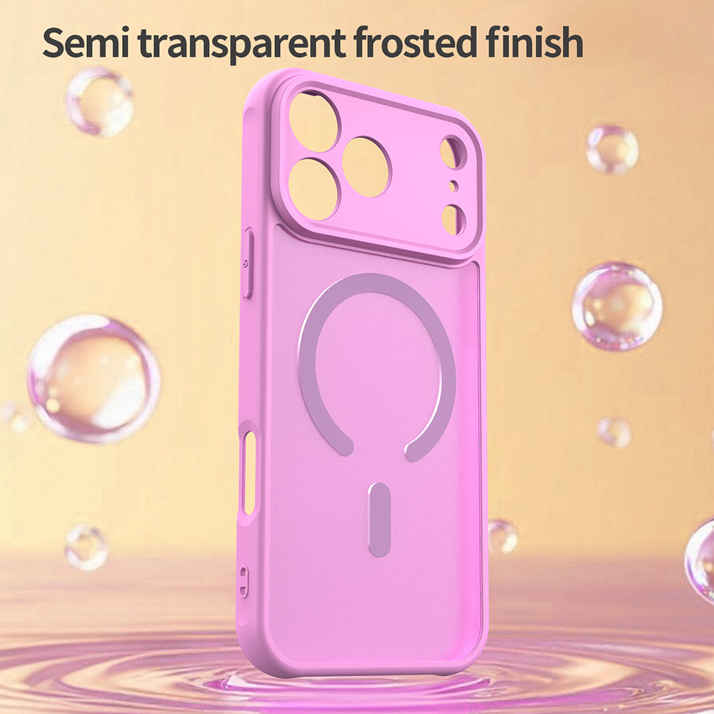Husa de protectie Techsuit HaloFrost II MagSafe compatibil cu iPhone 18 Pro / iPhone 17 Pro, Portocaliu