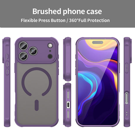 Husa de protectie Techsuit HaloFrost II MagSafe compatibil cu iPhone 18 Pro / iPhone 17 Pro, Mov