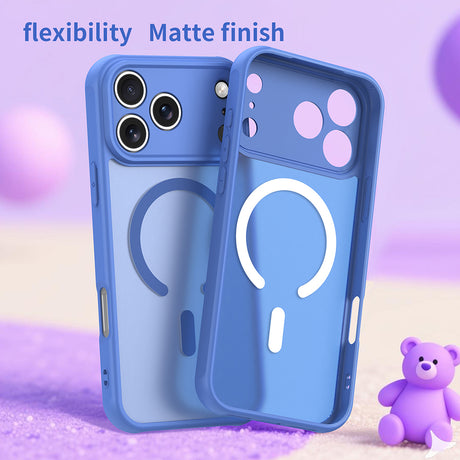Husa de protectie Techsuit HaloFrost II MagSafe compatibil cu iPhone 18 Pro / iPhone 17 Pro, Albastru