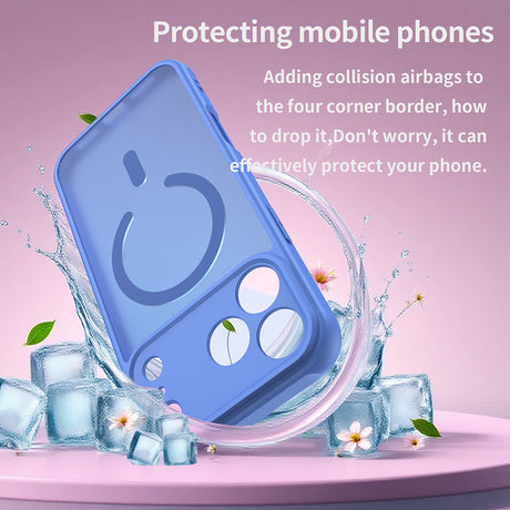 Husa de protectie Techsuit HaloFrost II MagSafe compatibil cu iPhone 18 Pro / iPhone 17 Pro, Albastru