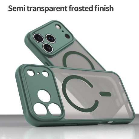 Husa de protectie Techsuit HaloFrost II MagSafe compatibil cu iPhone 18 Pro / iPhone 17 Pro, Verde