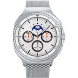 Curea smartwatch Spigen Metal Fit compatibil cu Samsung Galaxy Watch9 / Watch8 / Watch8 Classic, Argintiu