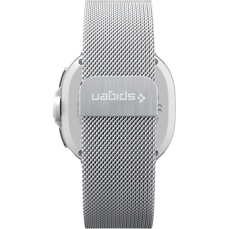 Curea smartwatch Spigen Metal Fit compatibil cu Samsung Galaxy Watch9 / Watch8 / Watch8 Classic, Argintiu