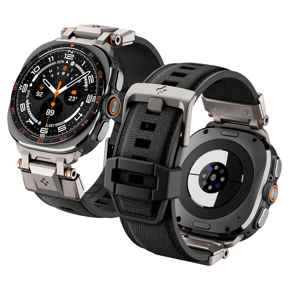 Curea smartwatch Spigen DuraPro Armor compatibil cu Samsung Galaxy Watch Ultra 2 / Watch Ultra 47mm, Negru