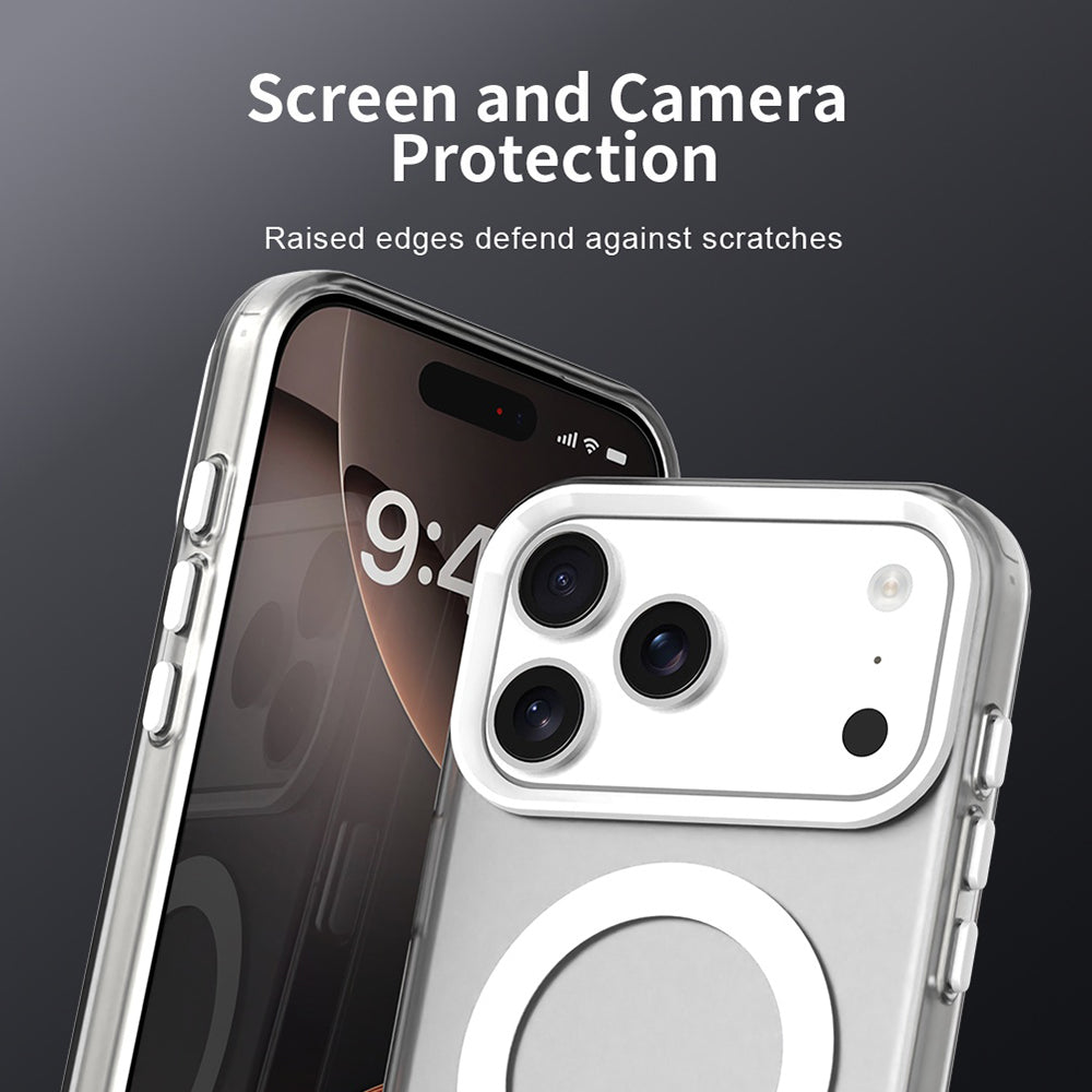 Husa de protectie Techsuit CandyCase MagSafe compatibil cu iPhone 18 Pro / iPhone 17 Pro, Alb
