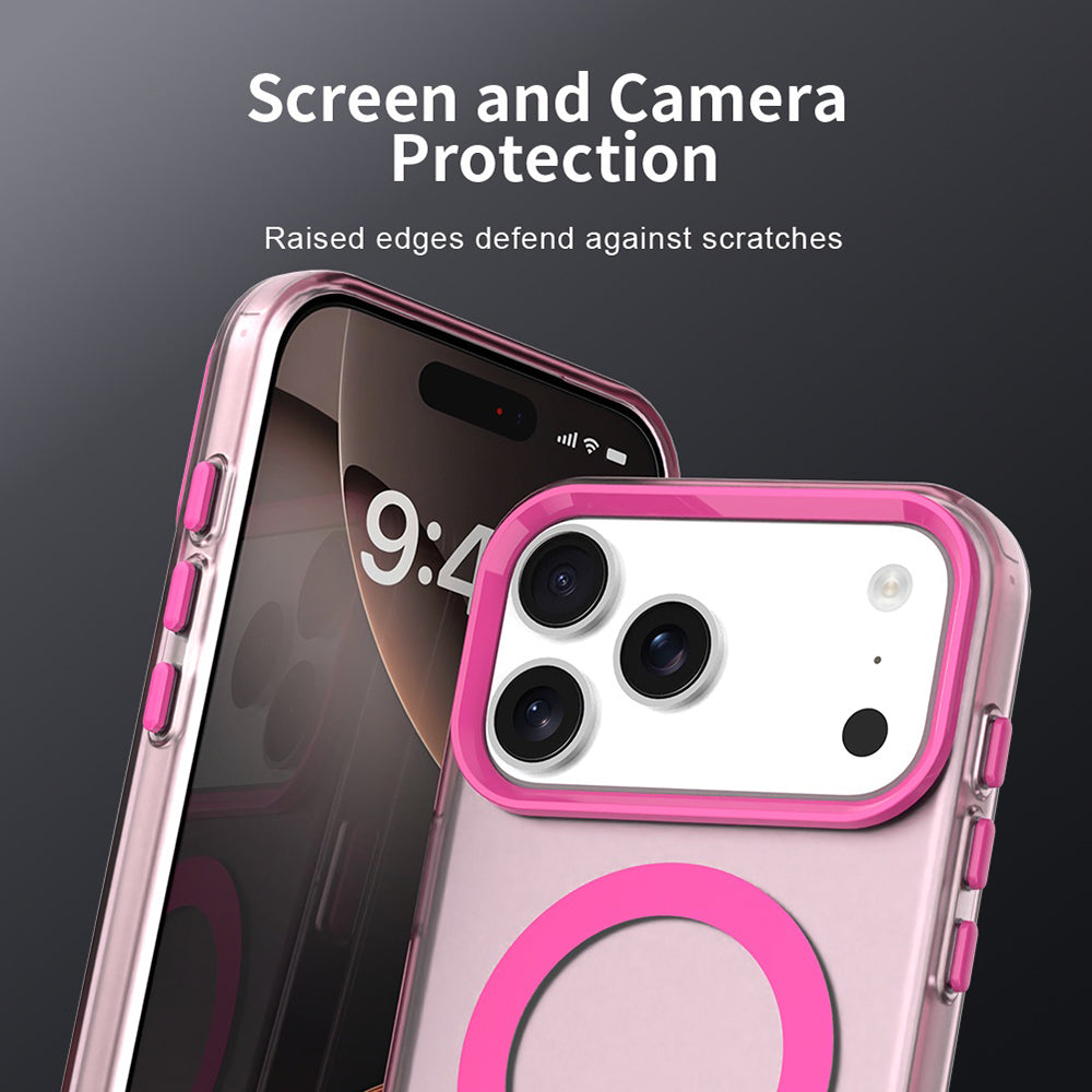 Husa de protectie Techsuit CandyCase MagSafe compatibil cu iPhone 18 Pro Max / iPhone 17 Pro Max, Roz