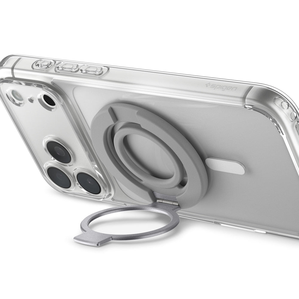 Suport Inel Spigen Dual Pop MagSafe S (AMP11736), Silicon, Gri