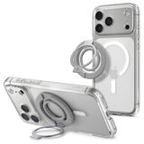 Suport Inel Spigen Dual Pop MagSafe S (AMP11736), Silicon, Gri