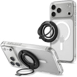 Suport Inel Spigen Dual Pop MagSafe S (AMP11735), Silicon, Negru