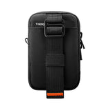 Mini Borseta Magnetica pentru Telefon cu Spatii Depozitare Universal - Spigen TinTap ZIP MagFit 2 (AFA11564) - Black