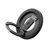 Suport Inel Spigen O-Mag OM108 (AMP11739), Magnetic, 360° Rotație, Negru