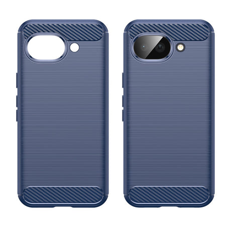 Husa de protectie Techsuit Carbon Silicone compatibil cu Google Pixel 10a, Albastru