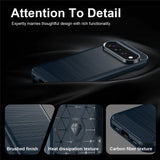 Husa de protectie Techsuit Carbon Silicone compatibil cu Google Pixel 11 / Pixel 11 Pro, Albastru