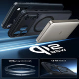Husa de protectie ESR Classic Hybrid HaloLock compatibil cu iPhone 17 Pro / iPhone 18 Pro, Negru