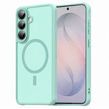 Husa de protectie Techsuit HaloFrost II MagSafe compatibil cu Samsung Galaxy S26 FE, Verde Menta