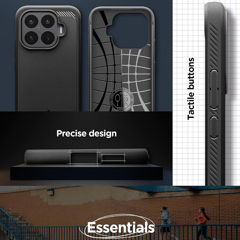 Husa de protectie Spigen Rugged Armor compatibil cu Xiaomi 17T, Negru