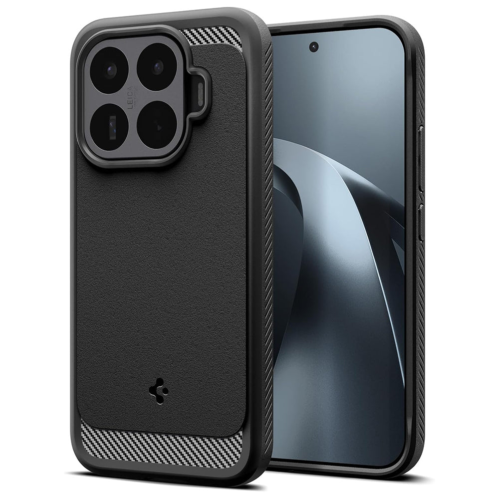 Husa de protectie Spigen Rugged Armor compatibil cu Xiaomi 17T, Negru
