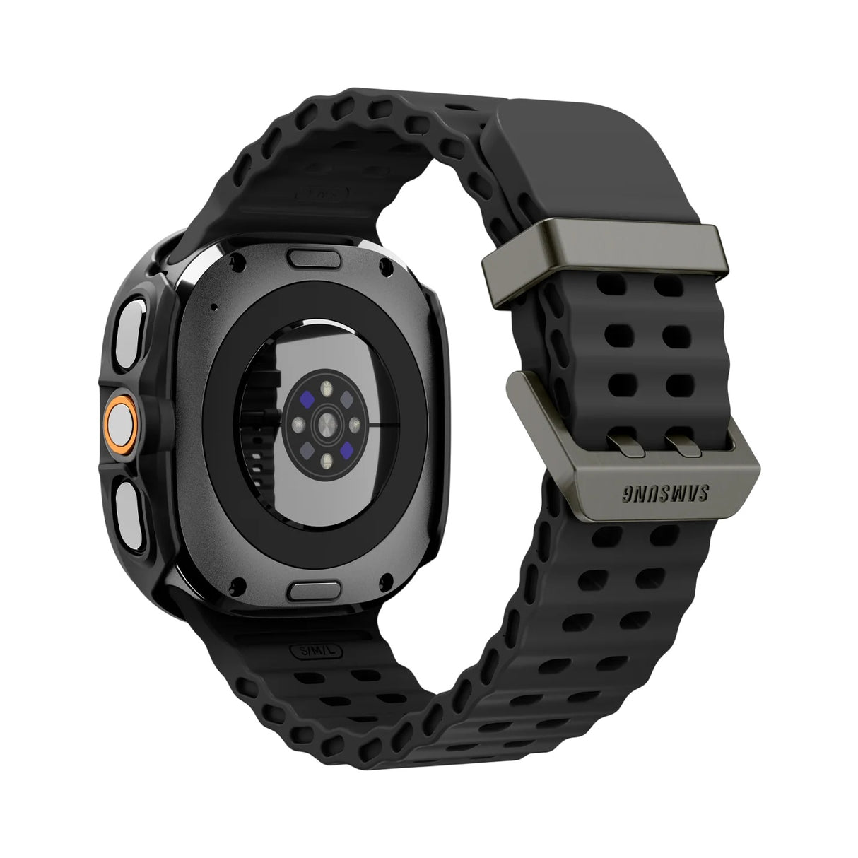 Husa smartwatch Spigen compatibil cu Samsung Galaxy Watch Ultra 2, Negru