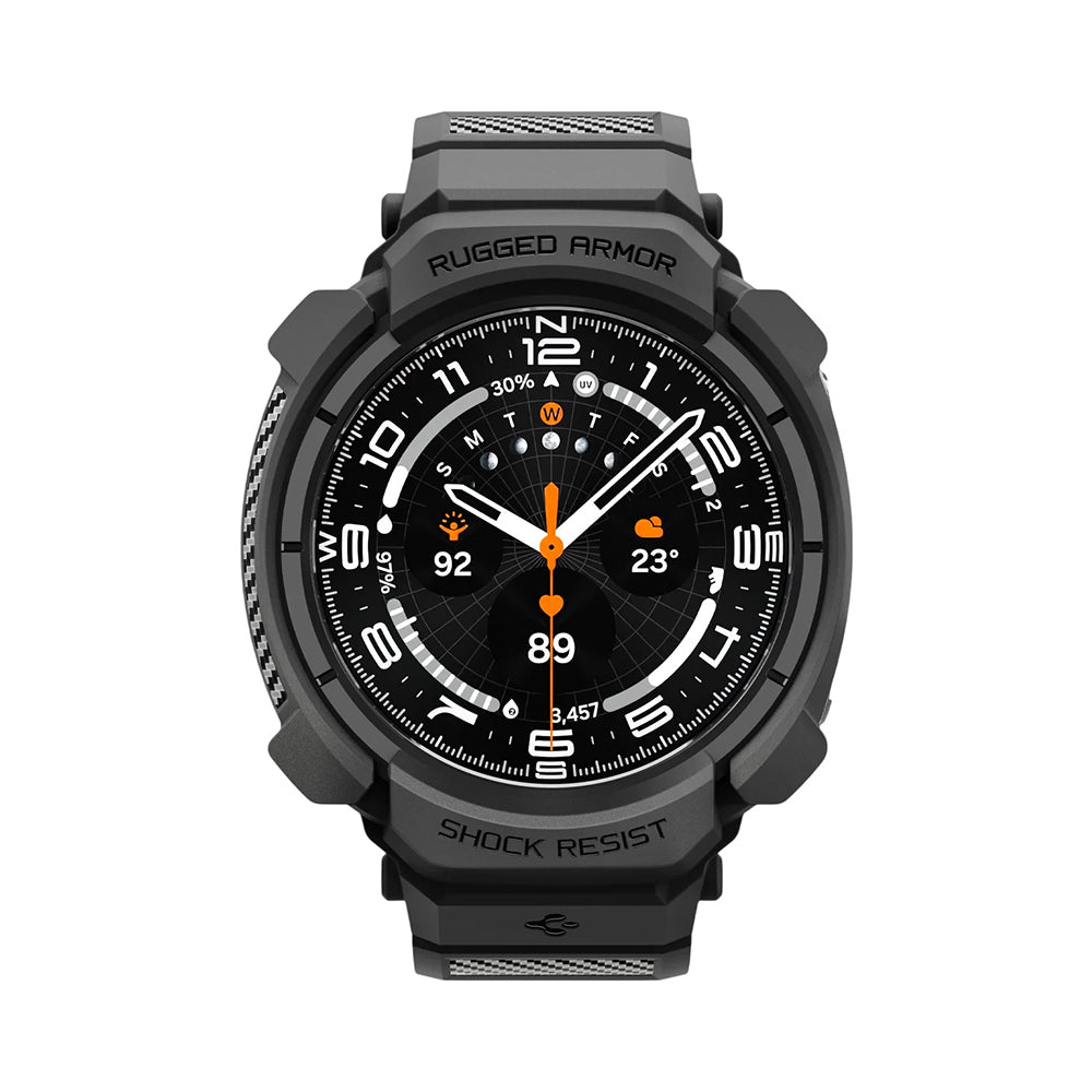Husa smartwatch Spigen compatibil cu Samsung Galaxy Watch Ultra 2, Negru
