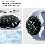 Folie de protectie smartwatch Google Pixel Watch 5 / Watch 4 / Watch 3 45mm, Transparent