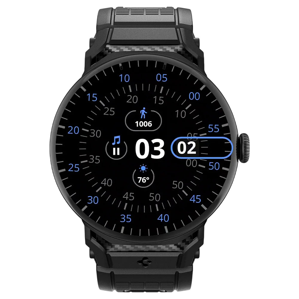 Curea smartwatch Spigen compatibil cu Google Pixel Watch / Watch 2 / Watch 3 41mm, Negru