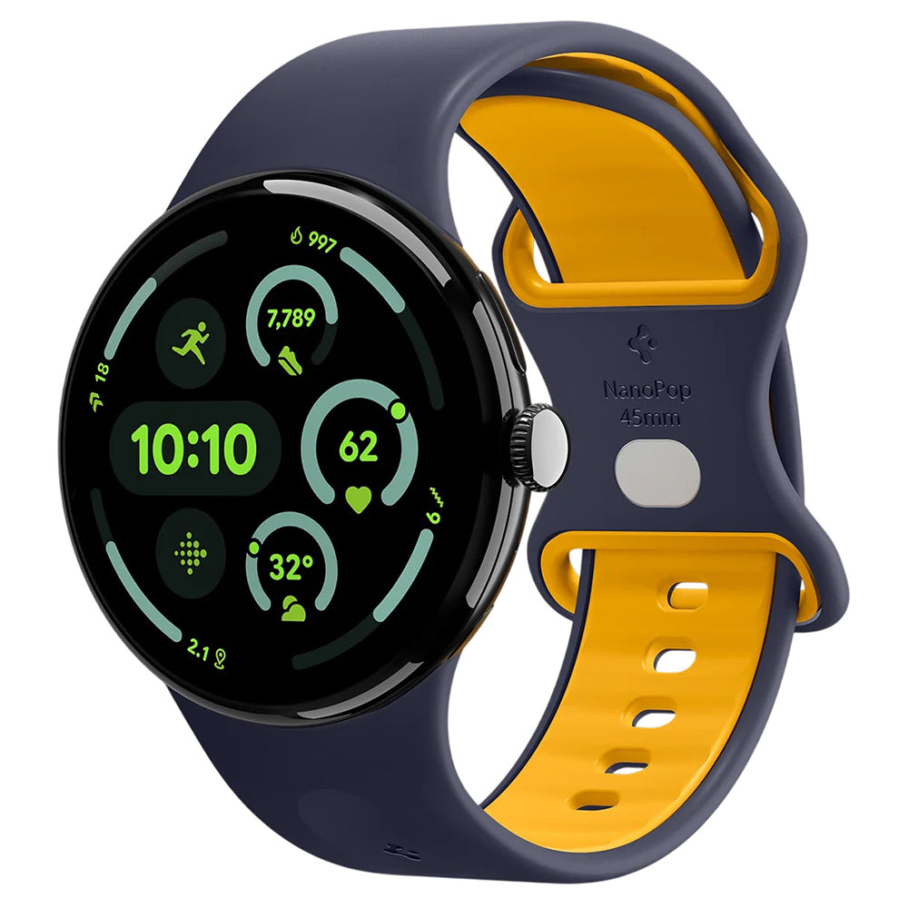 Curea smartwatch Google Pixel Watch compatibil cu Watch 5 / Watch 4 / Watch 3 45mm, Albastru