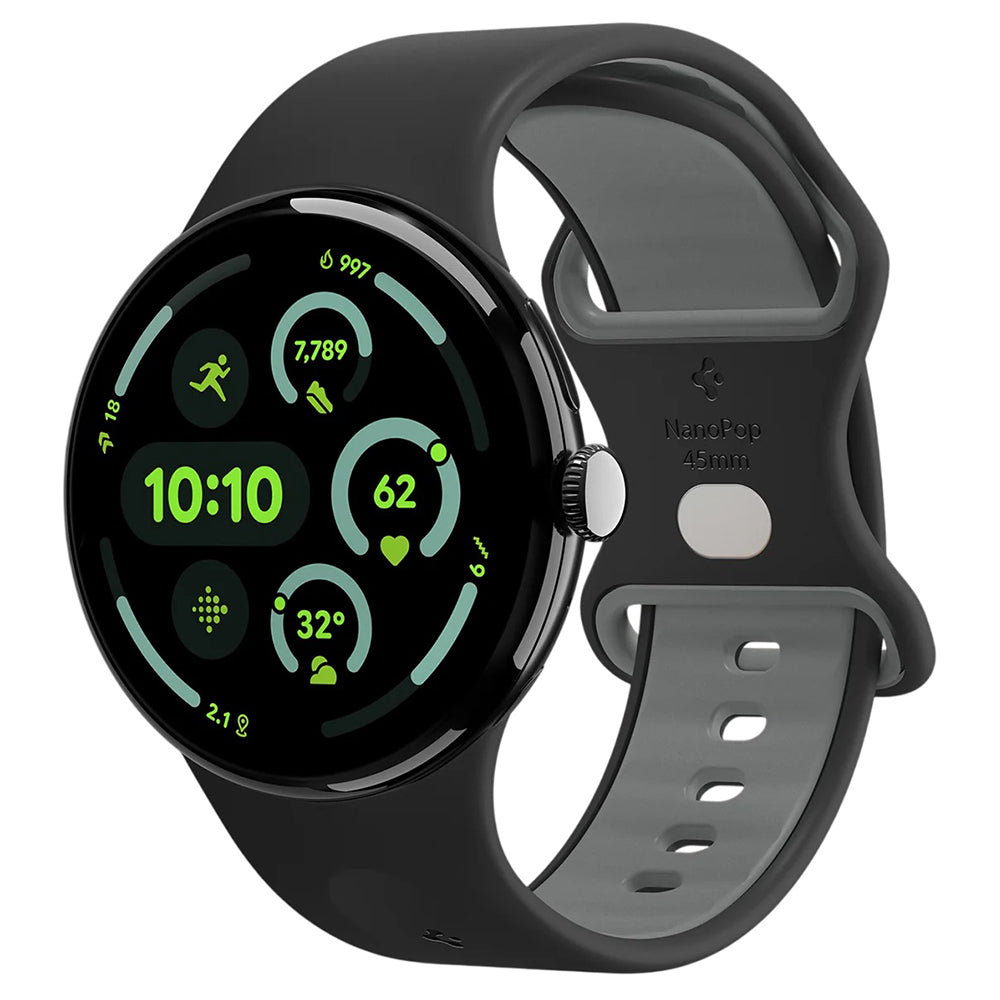 Curea smartwatch Spigen compatibil cu Google Pixel Watch / Watch 2 / Watch 3 41mm, Negru