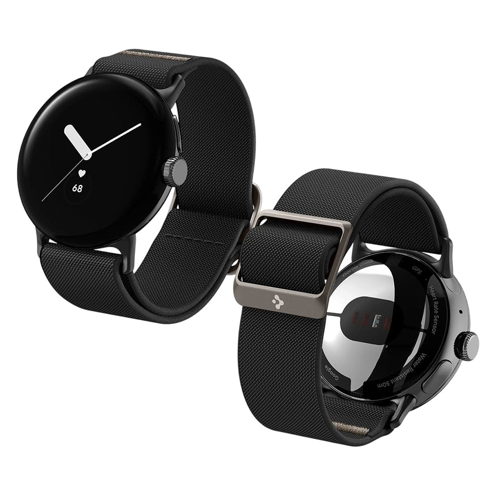 Curea smartwatch Spigen Lite Fit compatibil cu Google Pixel Watch / Watch 2 / Watch 3 41mm, Negru