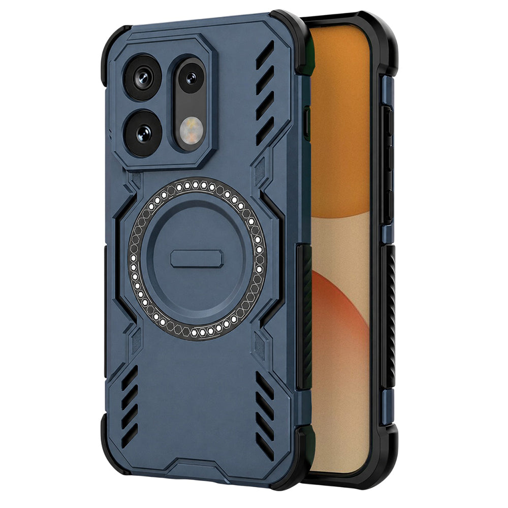 Husa de protectie Techsuit ArmorMag compatibil cu Oppo Reno16 / Reno16 Pro, Albastru