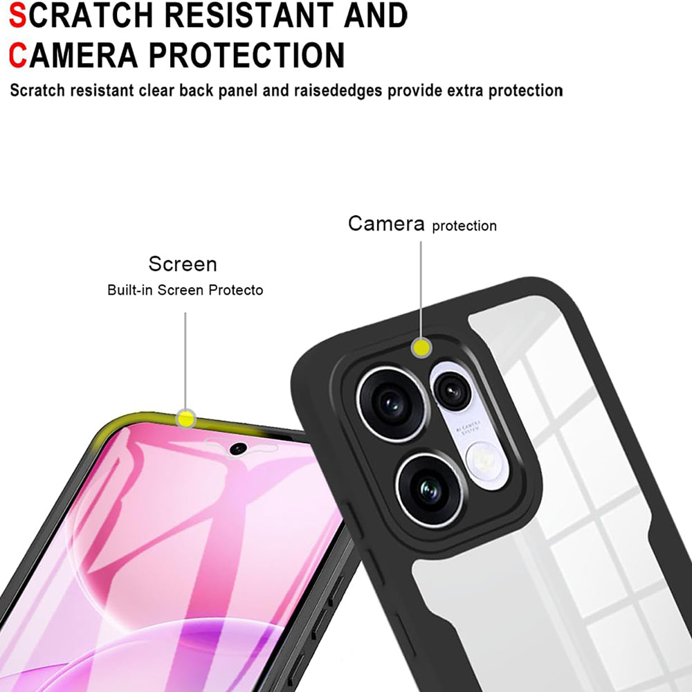 Husa de protectie Techsuit ColorVerse 360 Series compatibil cu Oppo Reno16 F / Reno16 FS, Negru