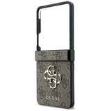 Husa de protectie Guess Hardcase 4G compatibil cu Samsung Galaxy Z Flip8, Maro