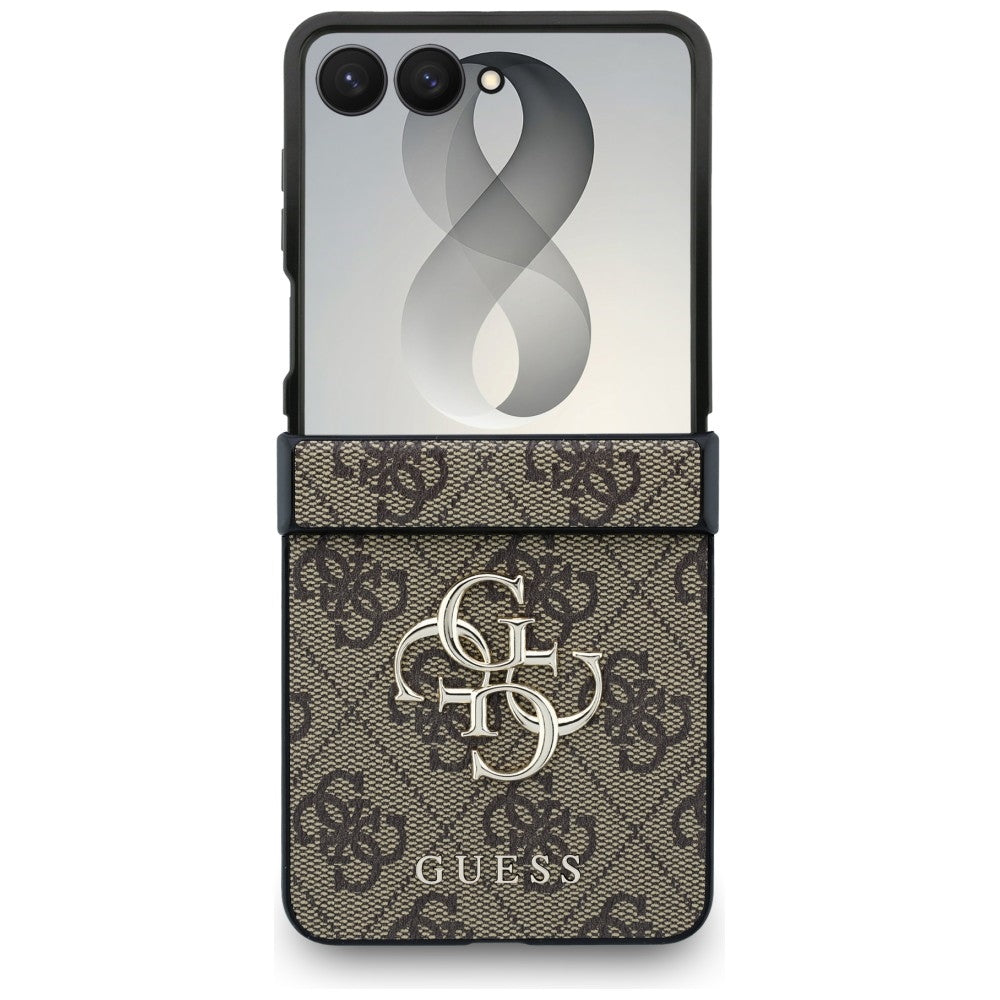 Husa de protectie Guess Hardcase 4G compatibil cu Samsung Galaxy Z Flip8, Maro