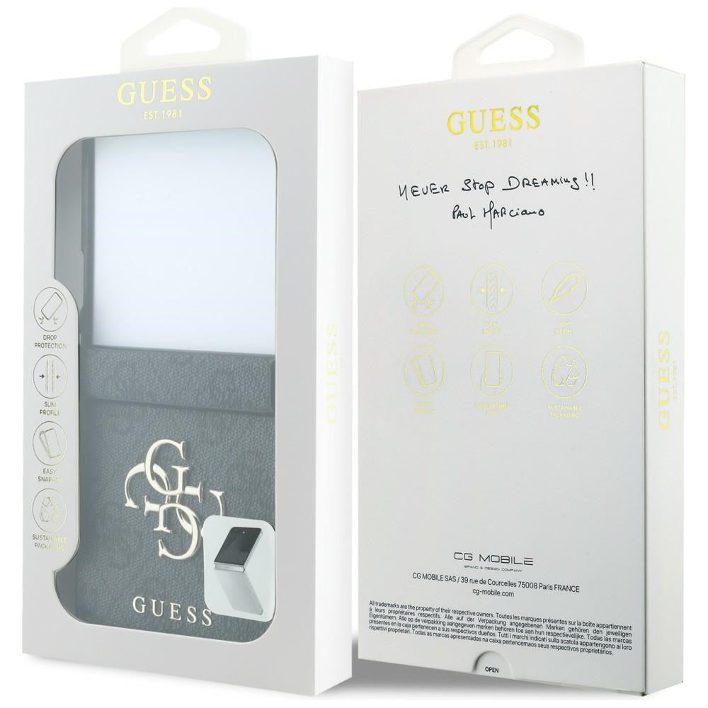 Husa de protectie Guess Hardcase 4G compatibil cu Samsung Galaxy Z Flip8, Negru