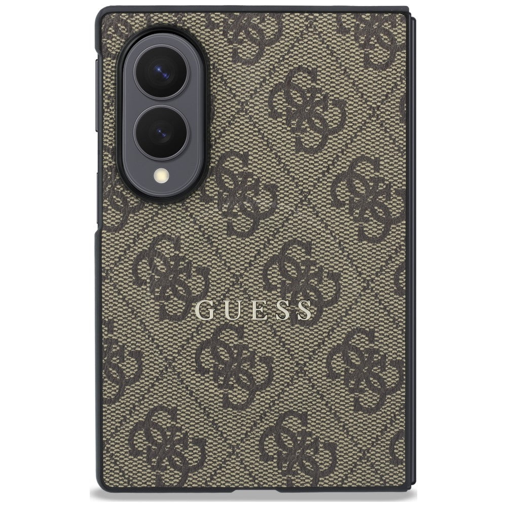 Husa de protectie Guess 4G Leather Classic compatibil cu Samsung Galaxy Z Fold8, Maro