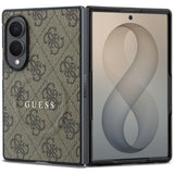 Husa de protectie Guess 4G Leather Classic compatibil cu Samsung Galaxy Z Fold8, Maro