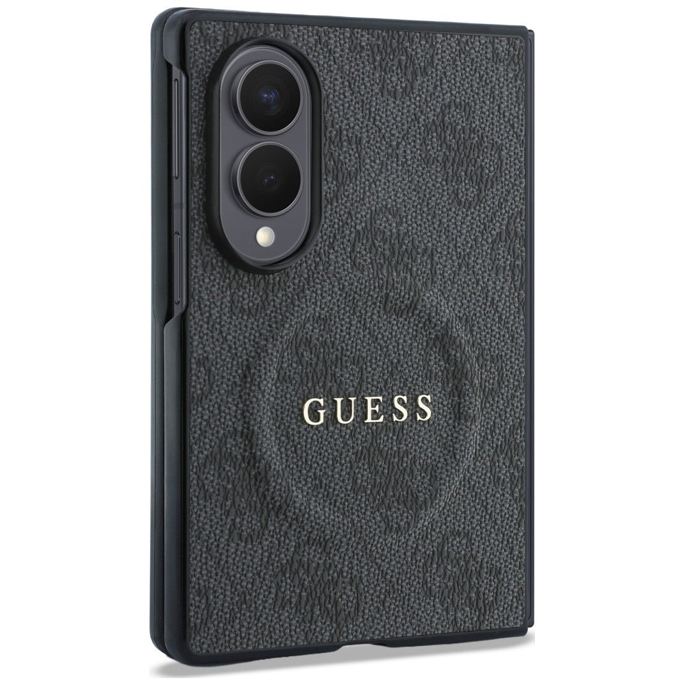 Husa de protectie Guess 4G Leather Classic compatibil cu Samsung Galaxy Z Fold8, Negru