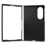 Husa de protectie Guess 4G Leather Classic compatibil cu Samsung Galaxy Z Fold8, Negru