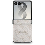 Husa de protectie Guess 4G Leather Classic compatibil cu Samsung Galaxy Z Flip8, Roz