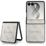Husa de protectie Guess 4G Leather Classic compatibil cu Samsung Galaxy Z Flip8, Roz