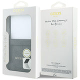 Husa de protectie Guess 4G Leather Classic compatibil cu Samsung Galaxy Z Flip8, Negru