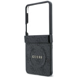 Husa de protectie Guess 4G Leather Classic compatibil cu Samsung Galaxy Z Flip8, Negru