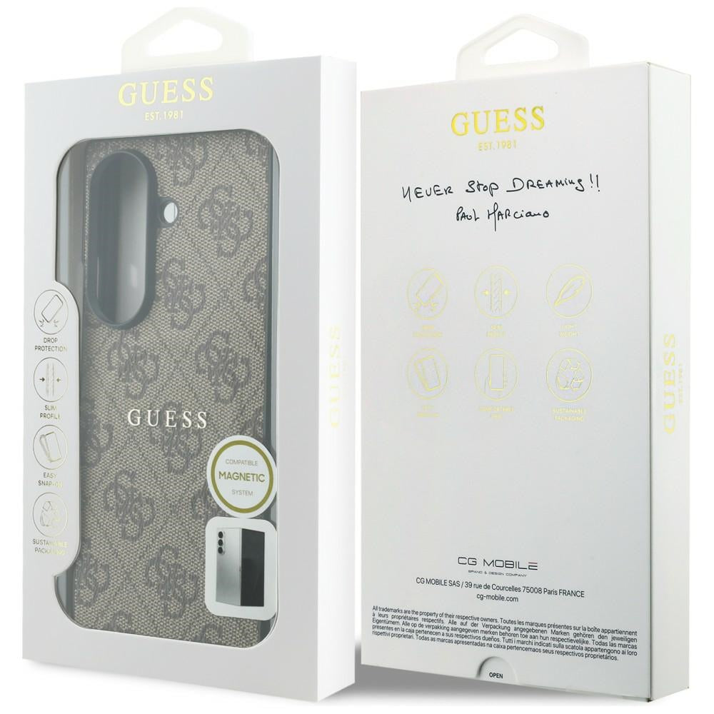 Husa de protectie Guess 4G Leather Classic compatibil cu Samsung Galaxy Z Fold8 Ultra, Maro