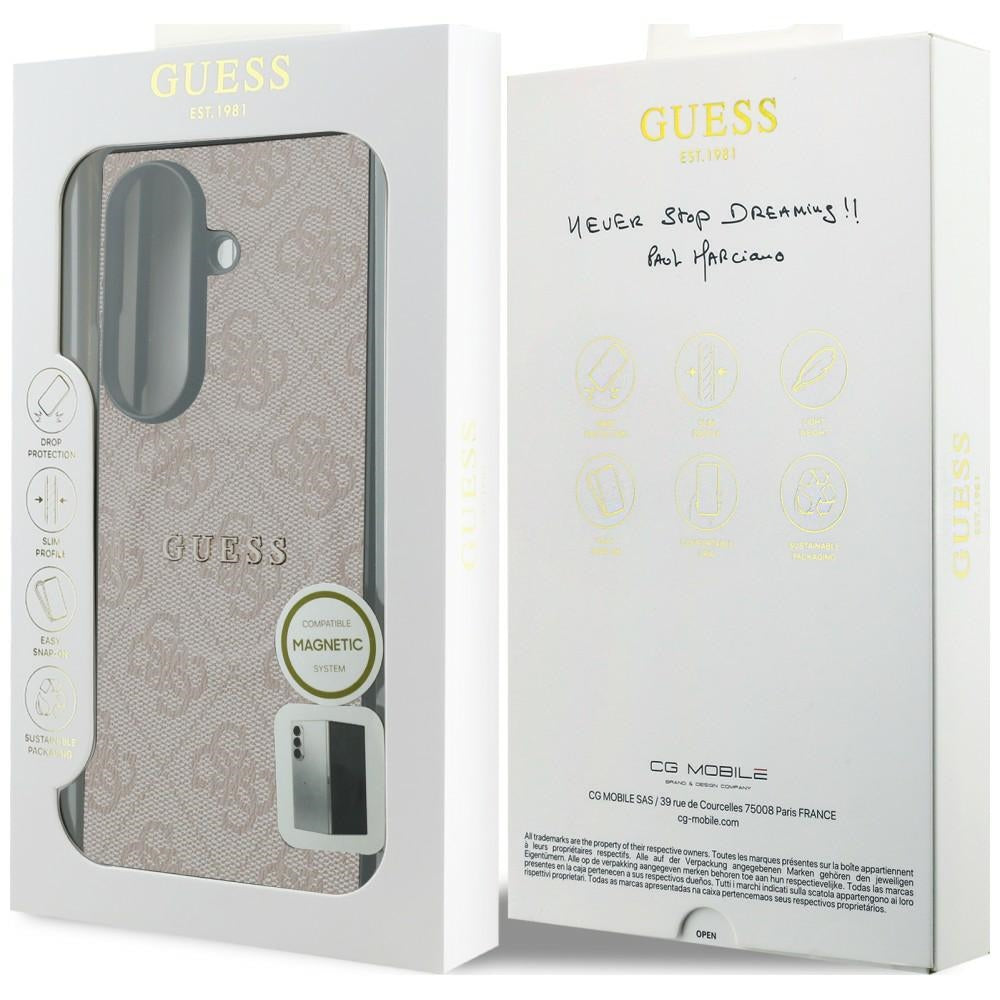 Husa de protectie Guess 4G Leather Classic compatibil cu Samsung Galaxy Z Fold8 Ultra, Roz